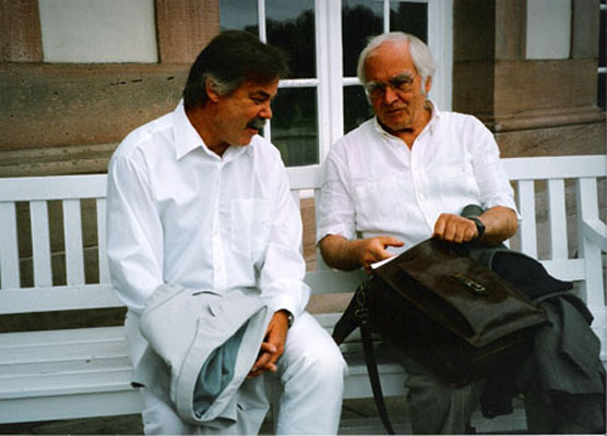 Imre Török mit Martin Walser